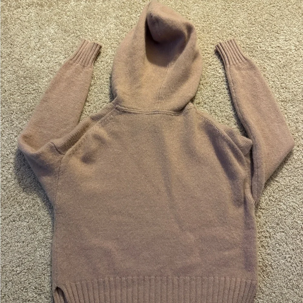 Babaton Cozy Brown Hooded Sweater